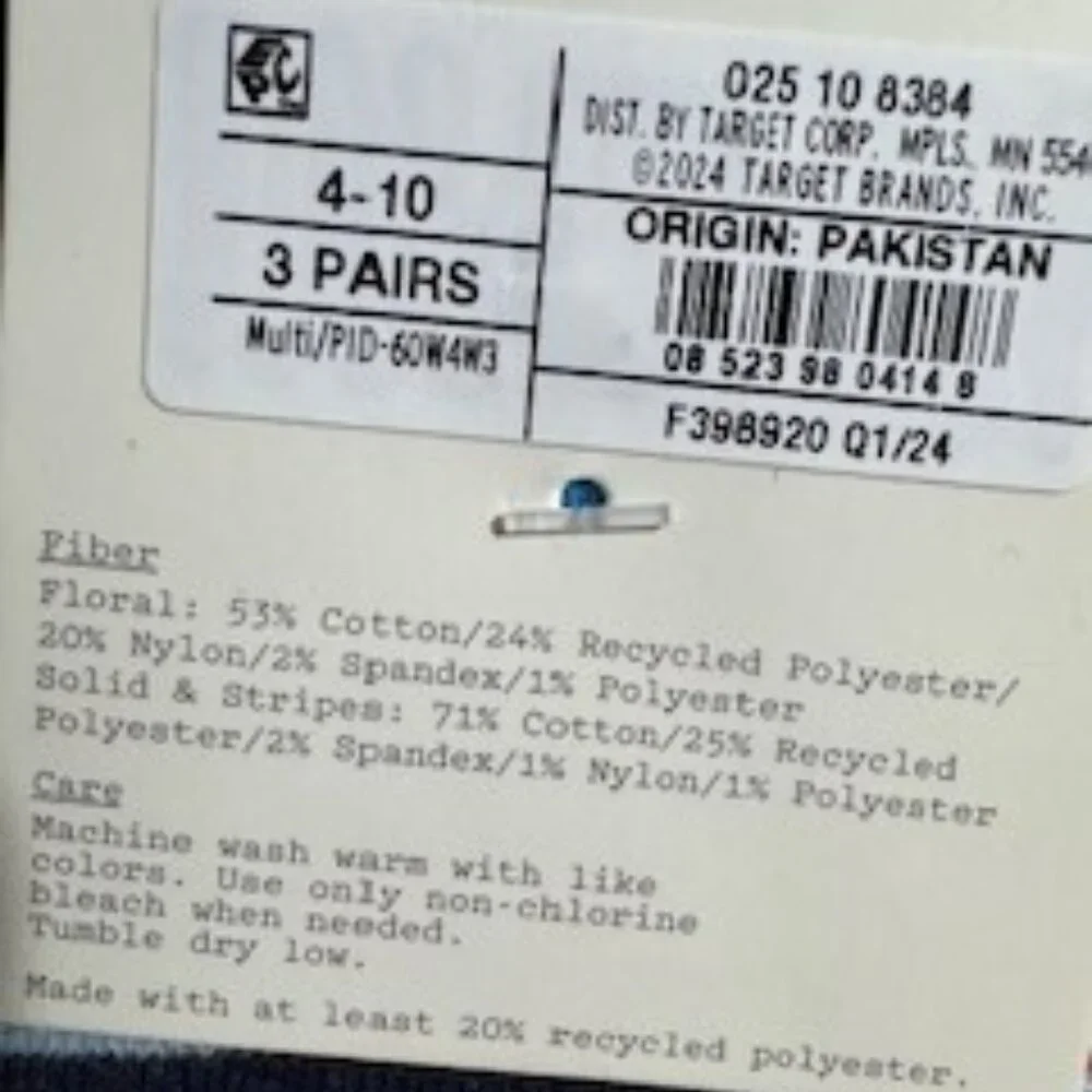 A New Day Crew‎ Socks 3 Pairs Each Pack (2 Packs = 6 Socks) NWT - Picture 5 of 6